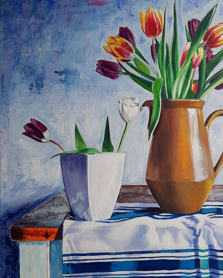 Original Photorealism Still Life Painting by Grant Stewart