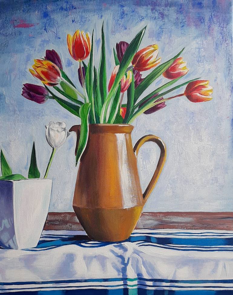 Original Photorealism Still Life Painting by Grant Stewart