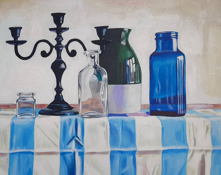 Original Photorealism Still Life Painting by Grant Stewart