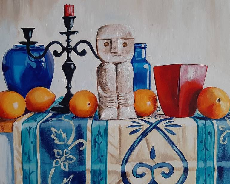 Original Photorealism Still Life Painting by Grant Stewart