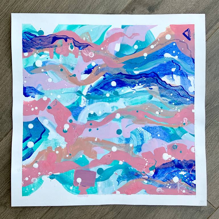 Original Abstract Expressionism Abstract Painting by Iryna Rets