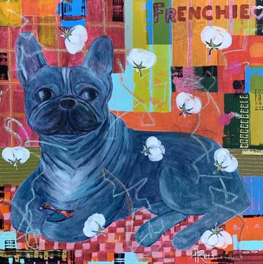 Original Abstract Animal Painting by Iryna Rets