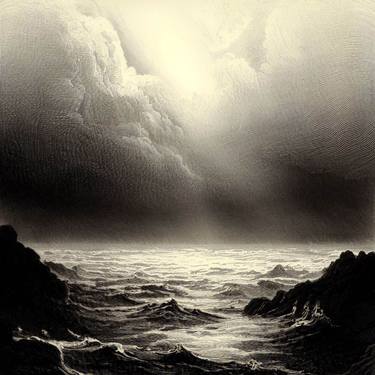 Print of Conceptual Seascape Digital by Gravure Allure