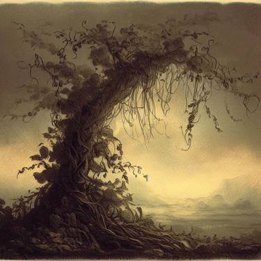 Print of Conceptual Tree Digital by Gravure Allure