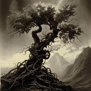 Print of Conceptual Tree Digital by Gravure Allure