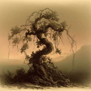 Print of Tree Digital by Gravure Allure