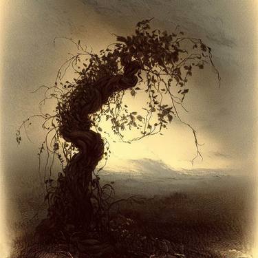 Print of Conceptual Tree Digital by Gravure Allure