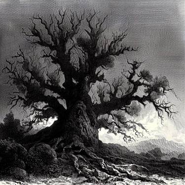 Print of Conceptual Tree Digital by Gravure Allure