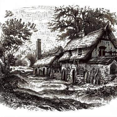 Print of Rural life Digital by Gravure Allure