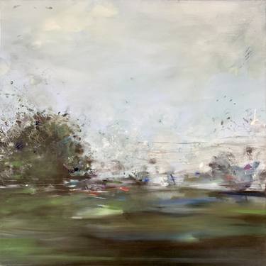 Original Abstract Expressionism Landscape Paintings by Paula Menchen