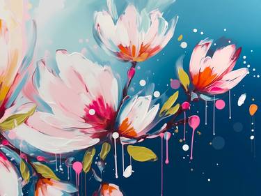 Print of Floral Digital by Anastasiia Bogdanova