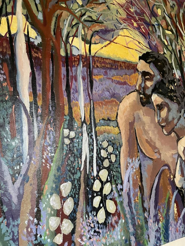 Original Contemporary Love Painting by Erekle Ry Totladze