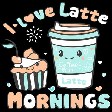 Saatchi Art Artist Rayyan Ahmed Siddiqui; Digital, “I Love Latte Mornings” #art