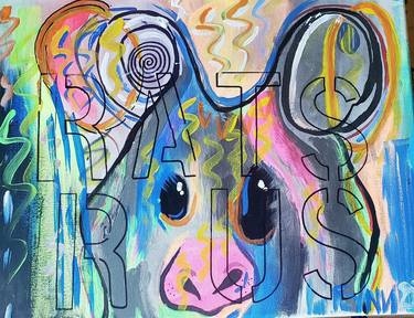 Original Abstract Animal Paintings by Sean Flynn