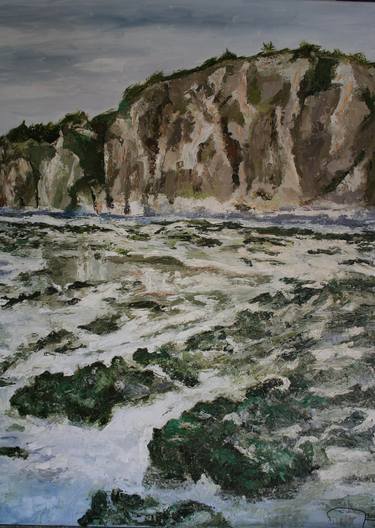 Original Impressionism Beach Paintings by Patrick Borgeon
