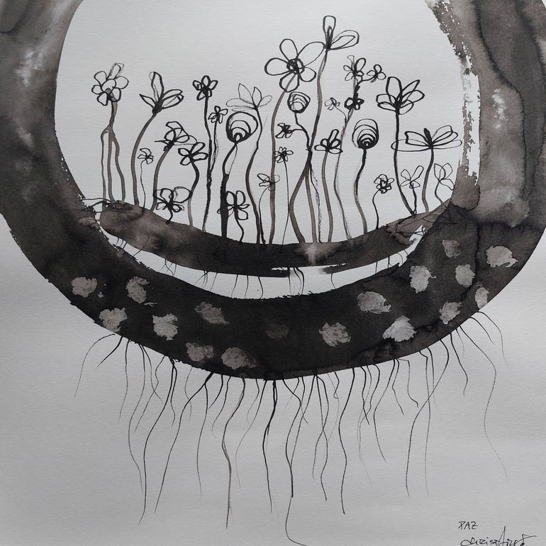 Original Abstract Nature Painting by Christa Elmer Bucher