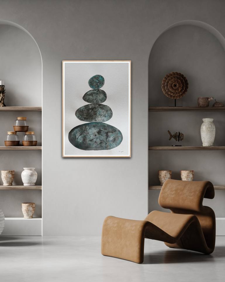 Original Contemporary Abstract Painting by Christa Elmer Bucher
