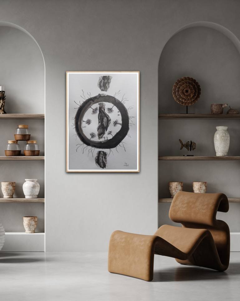 Original Minimalism Abstract Painting by Christa Elmer Bucher