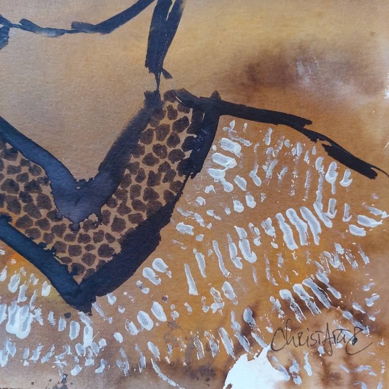 Original Figurative Abstract Painting by Christa Elmer Bucher