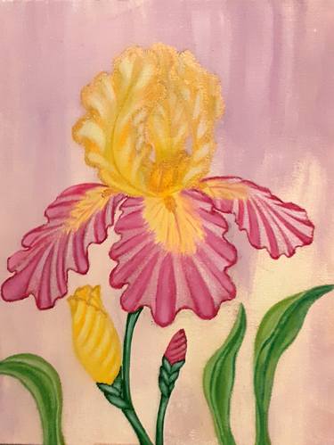 Original Floral Painting by Mariia Vorontsova