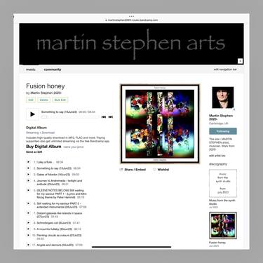 Original Music Mixed Media by Martin Stephen