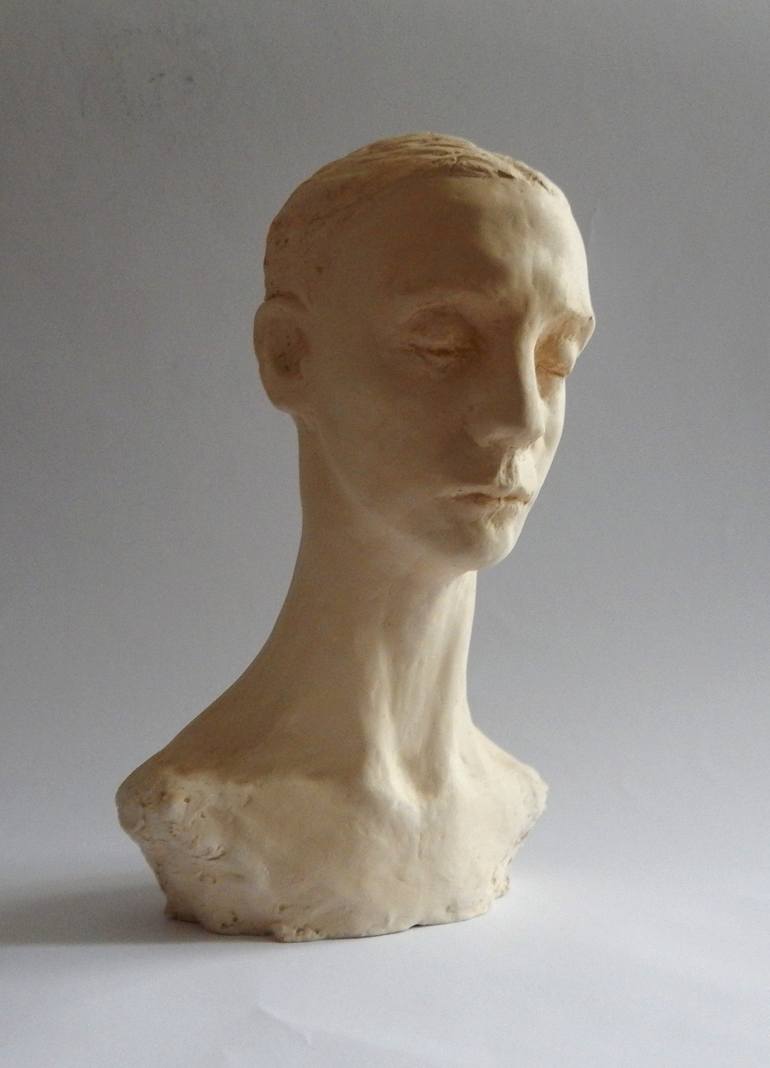 Original Portrait Sculpture by Vladislava Krstic