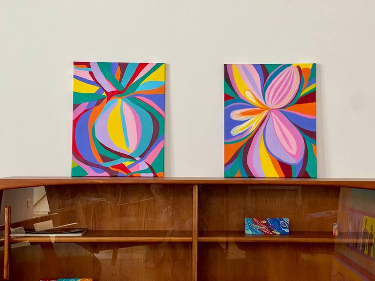 Original Contemporary Abstract Painting by Nan Zhao