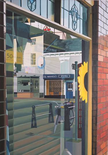 Original Photorealism Architecture Paintings by Kev Oldham