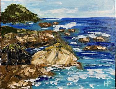 Original Seascape Painting by Helen Phagava