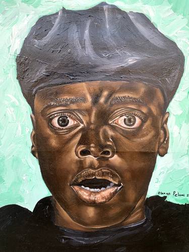 Original Expressionism People Paintings by Olaosun Oluwapelumi