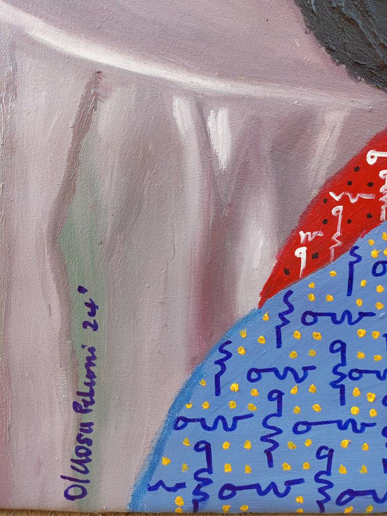 Original Figurative Men Painting by Olaosun Oluwapelumi