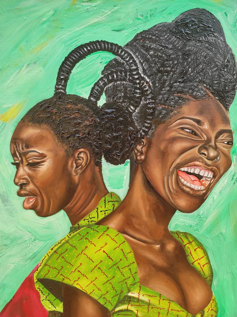 Original Contemporary People Painting by Olaosun Oluwapelumi