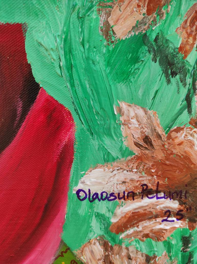 Original Contemporary People Painting by Olaosun Oluwapelumi
