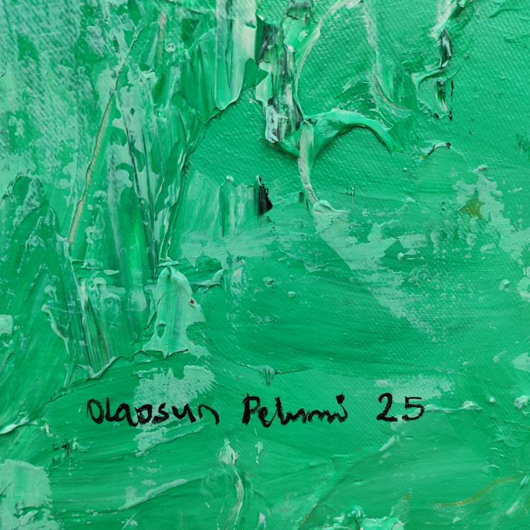 Original Figurative People Painting by Olaosun Oluwapelumi