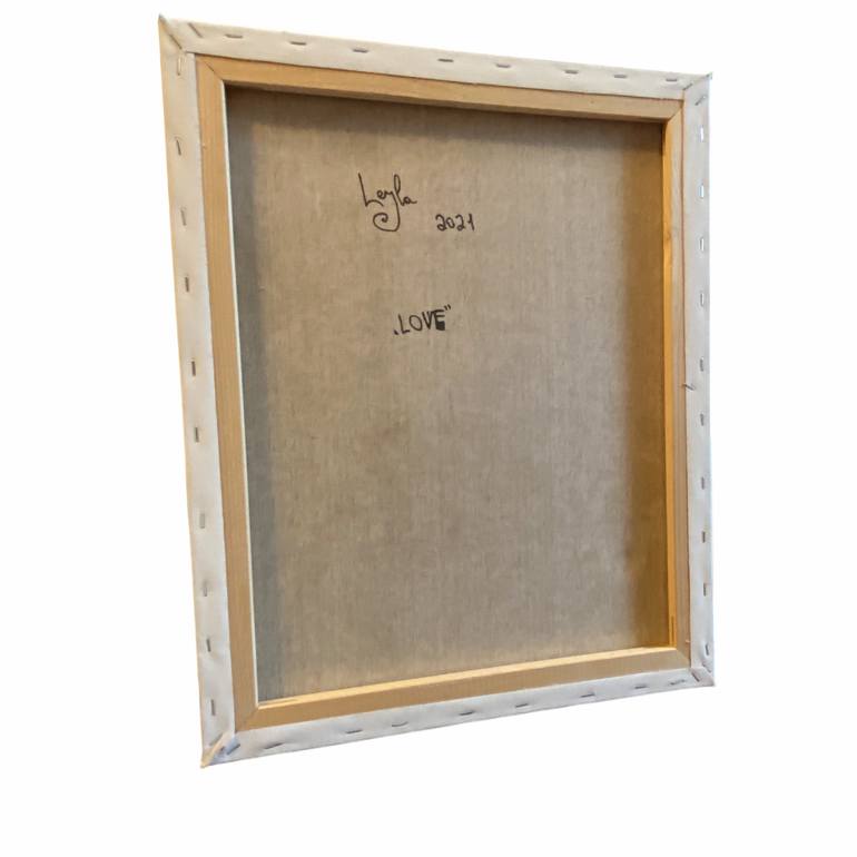 Original Abstract Expressionism Abstract Painting by Lya Helia