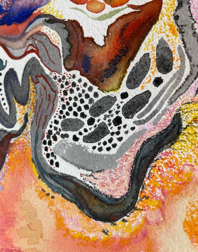 Original Surrealism Abstract Painting by Lya Helia