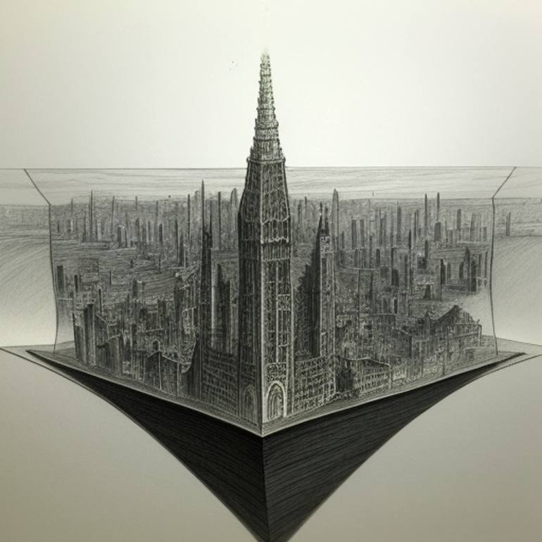 METROPOLIS MINIATURE ART - Print