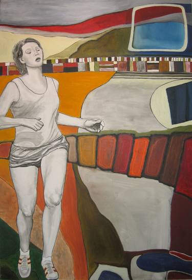 Original Sport Paintings by Irit Epstein