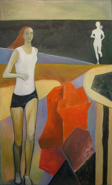 Original Expressionism Sport Paintings by Irit Epstein