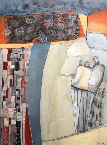 Original Figurative Abstract Paintings by Irit Epstein