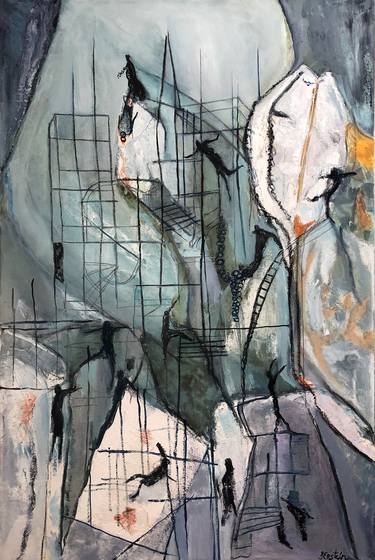 Original Figurative Abstract Paintings by Irit Epstein