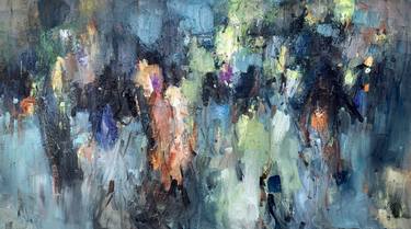 Original Abstract Expressionism Abstract Paintings by Sang Pham
