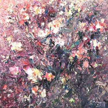 Original Abstract Expressionism Landscape Paintings by Sang Pham