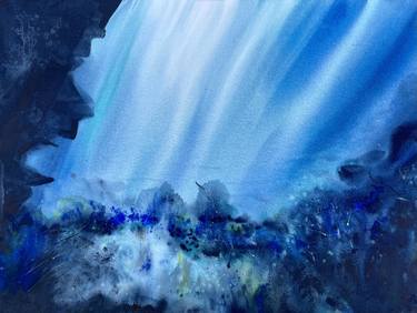 Original Abstract Water Paintings by Katja Vollmer