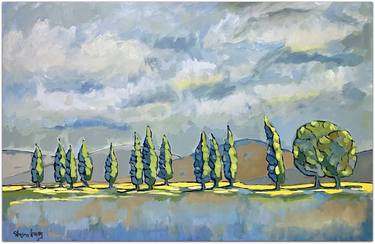 Original Expressionism Landscape Paintings by jacques sterenberg