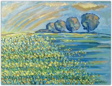 Original Expressionism Landscape Paintings by jacques sterenberg