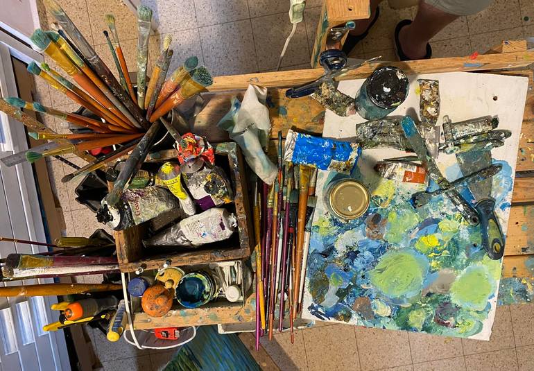 Original Contemporary Landscape Painting by Jacques Sterenberg