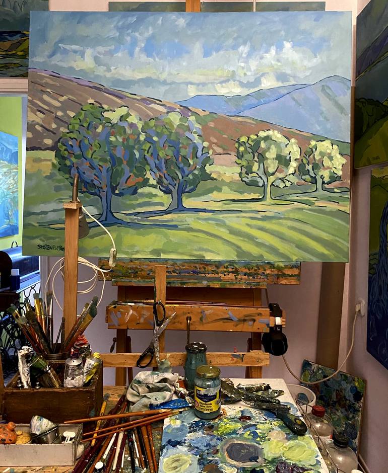 Original Contemporary Landscape Painting by Jacques Sterenberg