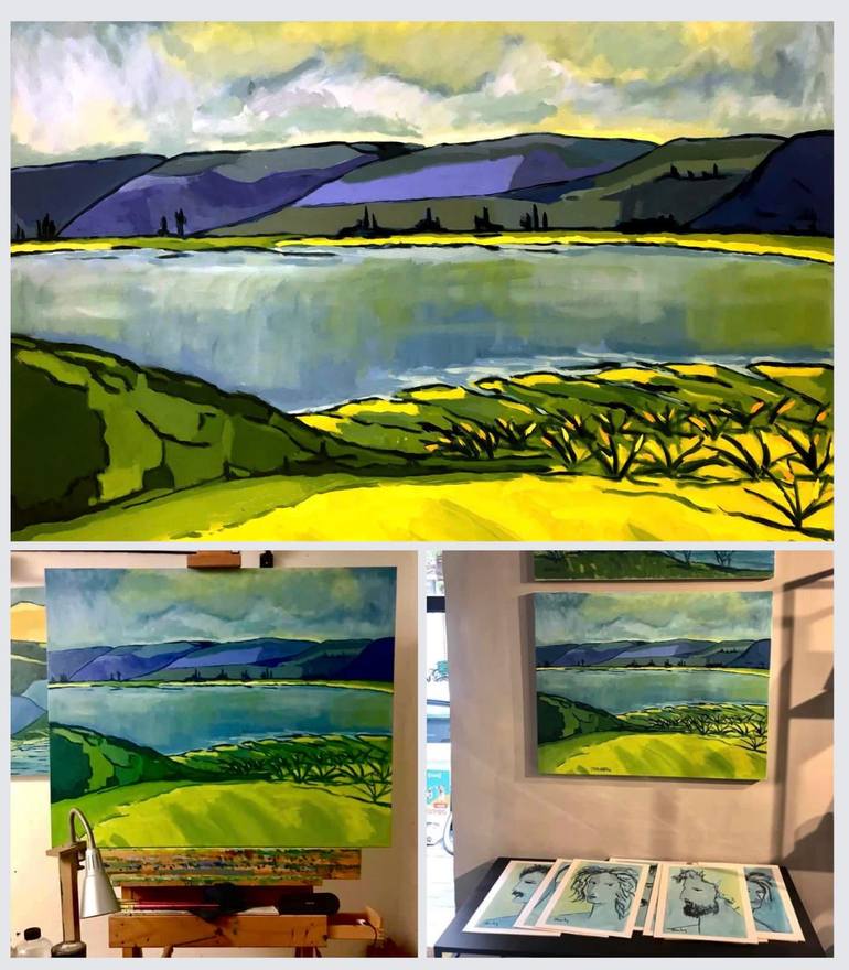 Original Contemporary Landscape Painting by Jacques Sterenberg