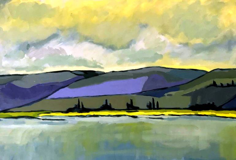 Original Contemporary Landscape Painting by Jacques Sterenberg